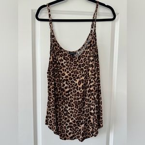 Torrid cheetah print tank